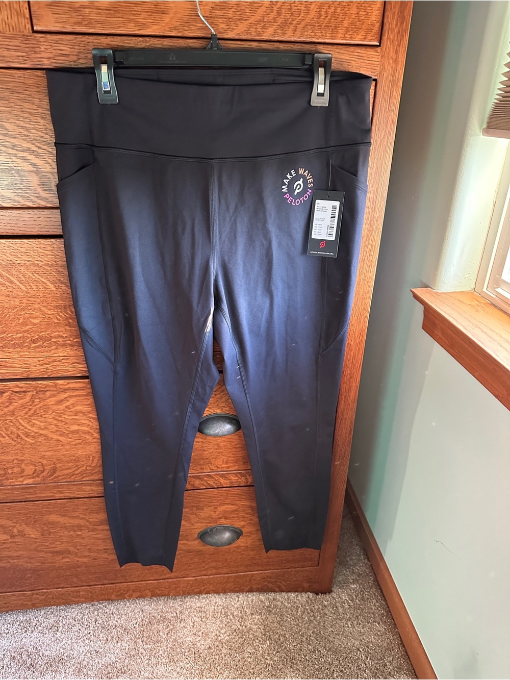 Peloton Black Active Leggings - High-Waist Performance Bottoms